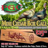 Mini-Cedar Box Call